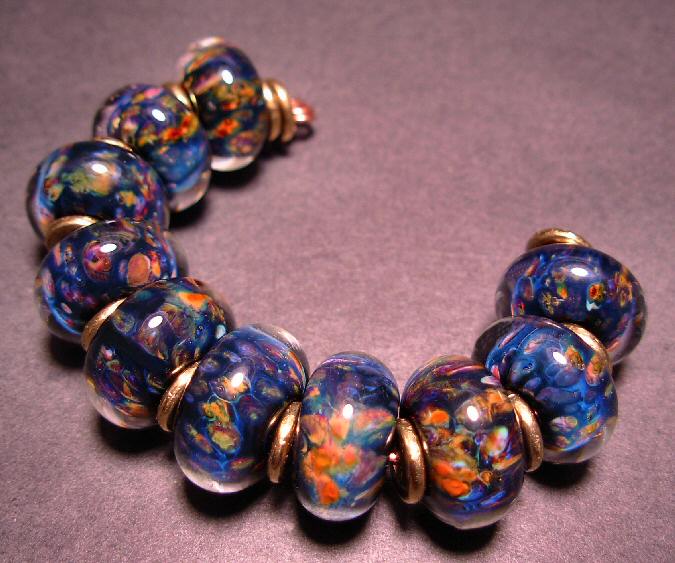 Fish Designs Handmade Borosilicate Lampwork Bead Sets Artisan